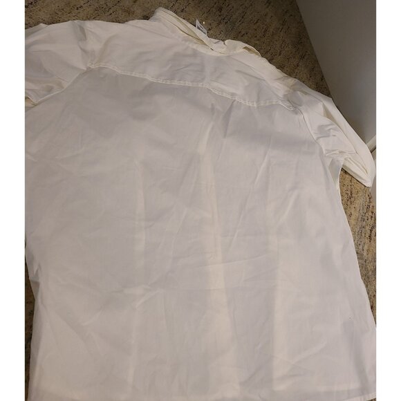 New! Lot of 2 Old Navy Women's Size XXL White Perfect Fit Stretch Button Shirt - Picture 10 of 16